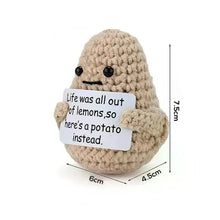 Charger l'image dans la galerie, Peluche Patate Câlin — Doudou Tricoté Original
